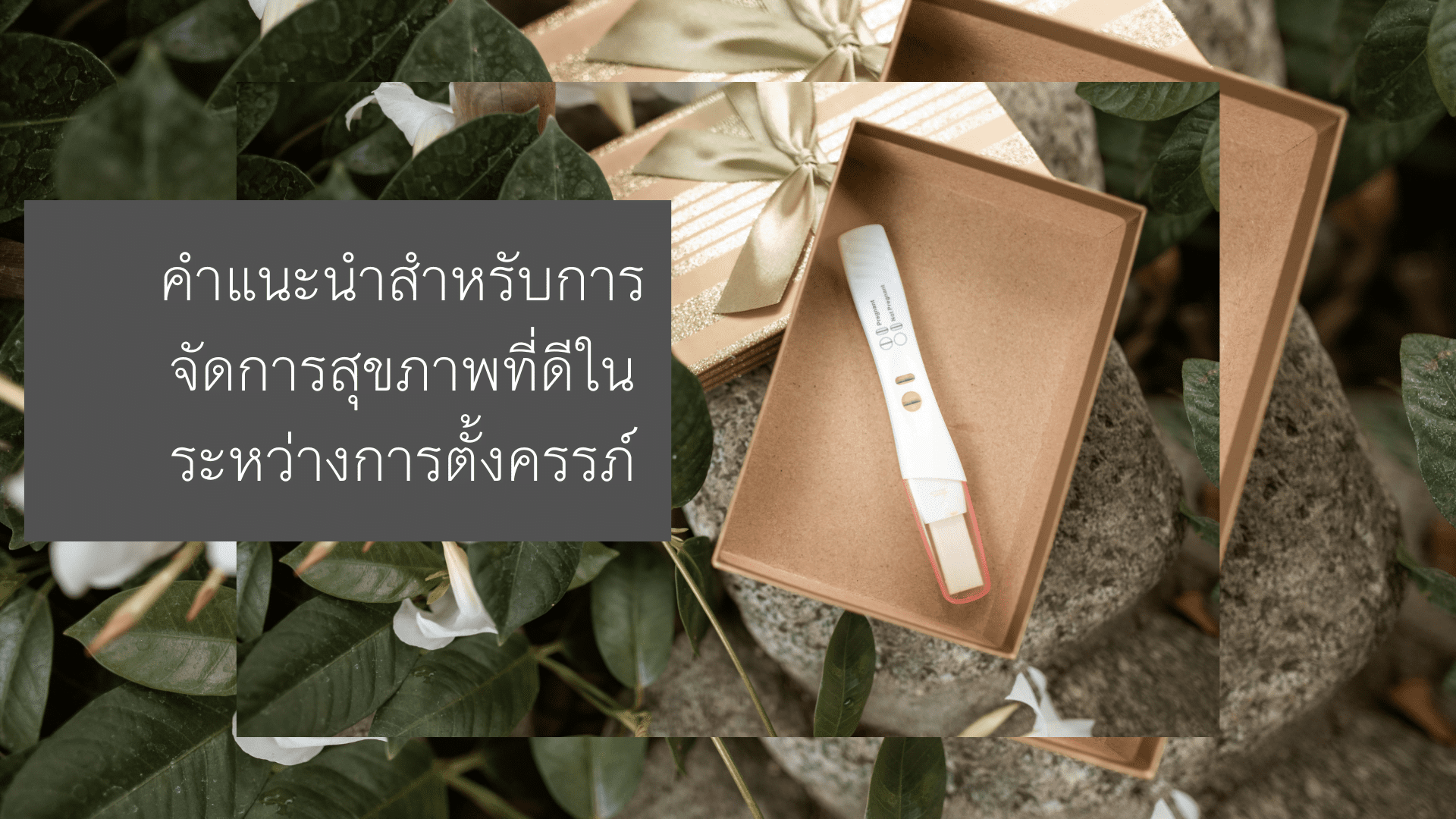 คำแนะนำสำหรับการจัดการสุขภาพที่ดีในระหว่างการตั้งครรภ์